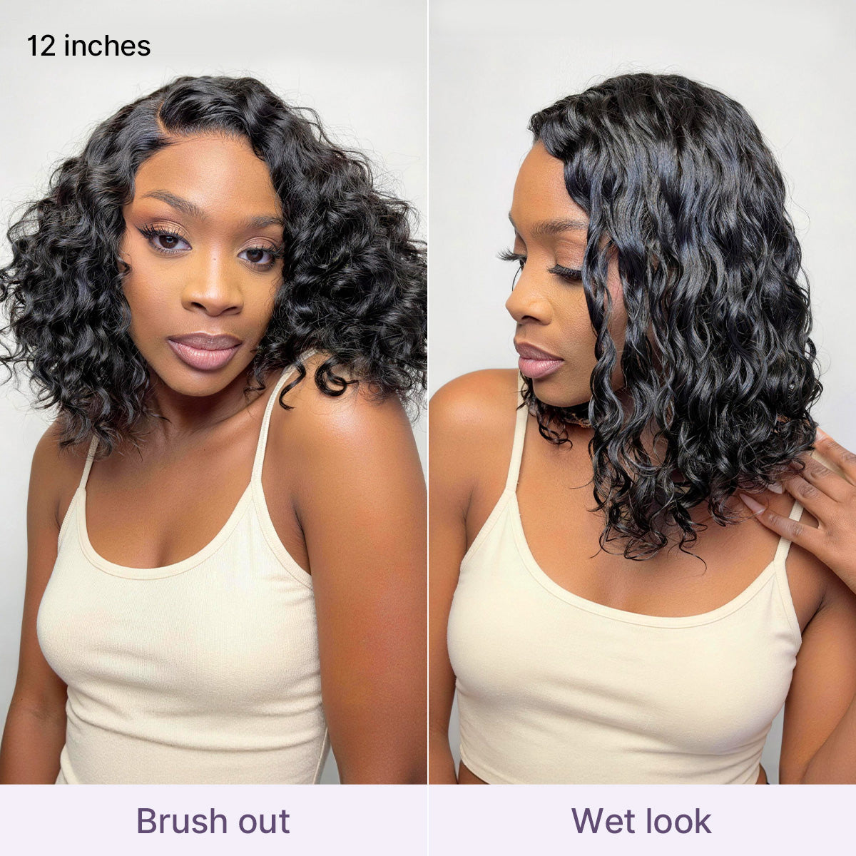 Ready-to-Wear Glueless Curly Bob Wig